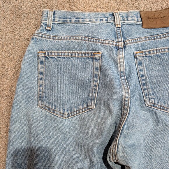 Vintage Calvin Klein Mom Jeans Double Stonewash High Rise 28x30 Classic 90s Y2K - Picture 14 of 14